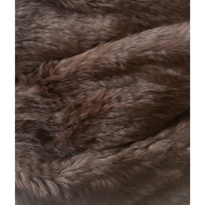 JANE Classic Chocolate Brown Fur Jacket