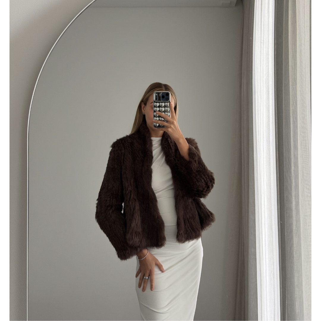 JANE Classic Caramel Fur Jacket